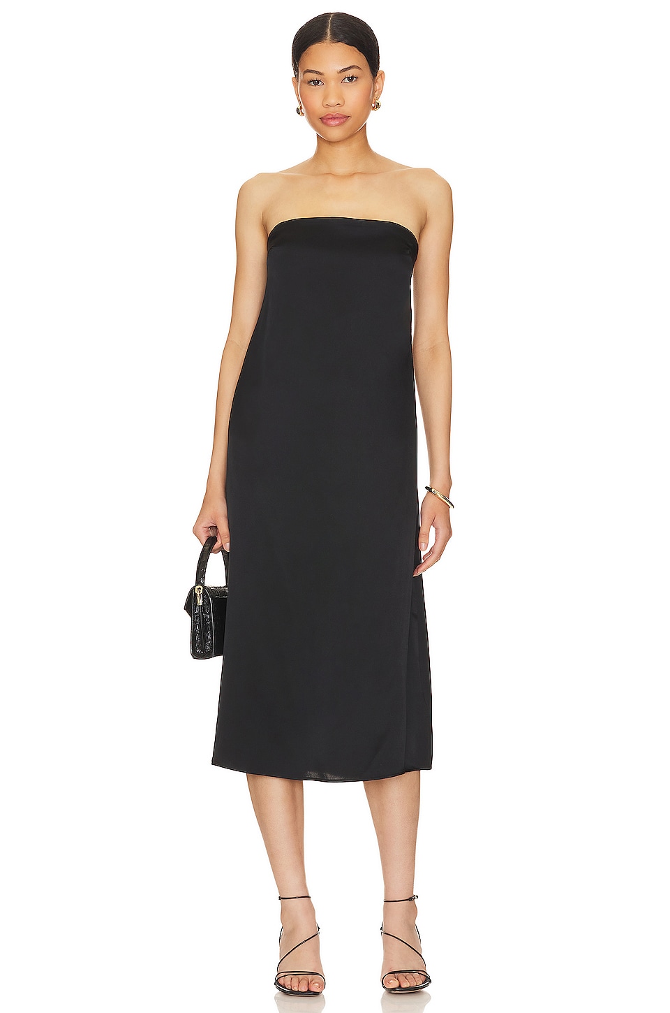 ANINE BING Megan Dress in Black REVOLVE