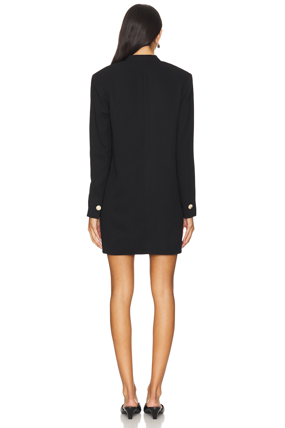 ANINE BING Venice Mini Dress in Black | REVOLVE