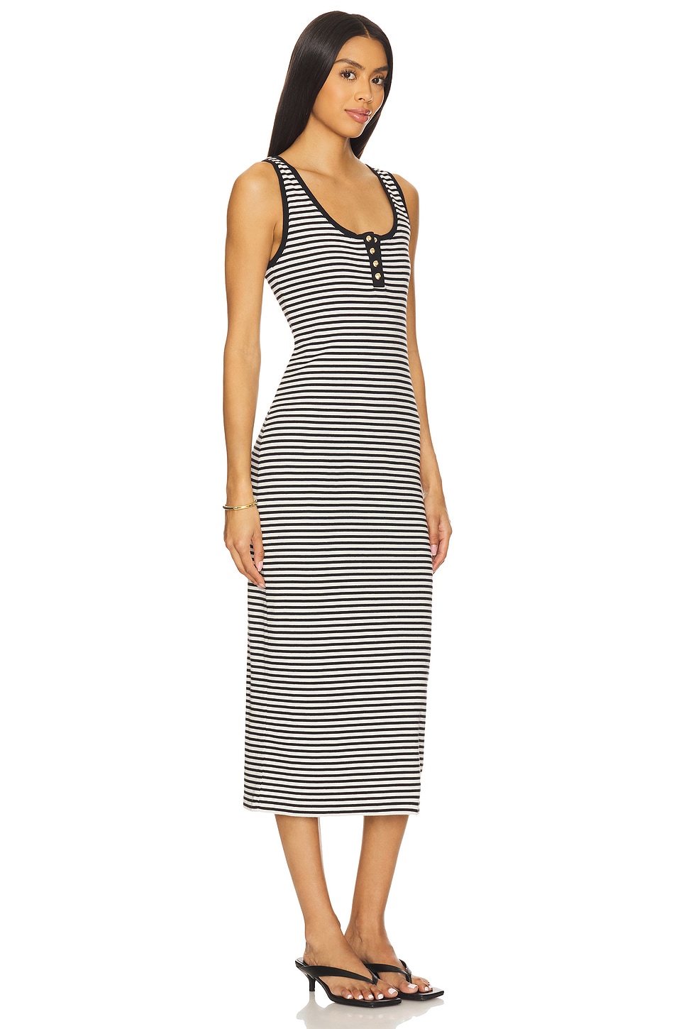 Alessia Tank Midi Dress - Thumbnail 2