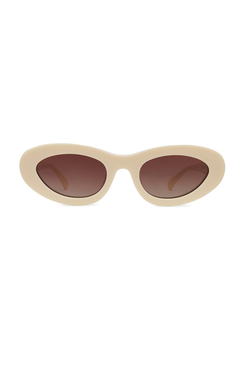 Anine Bing Ivory/Gold sunglasses Anine Bing Echo Park Sunglasses - Bone Bone pour Femme main image 4