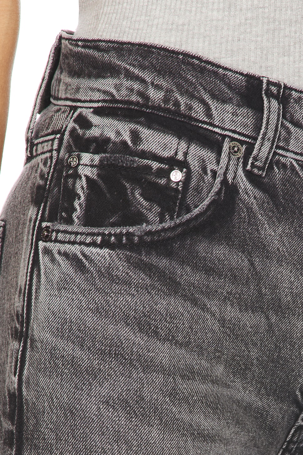 ANINE BING Kate Jeans in Steel Grey | REVOLVE