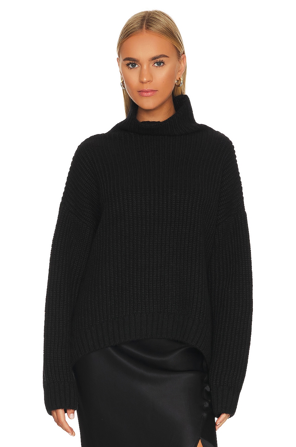 ANINE BING Sydney Sweater in Black | REVOLVE