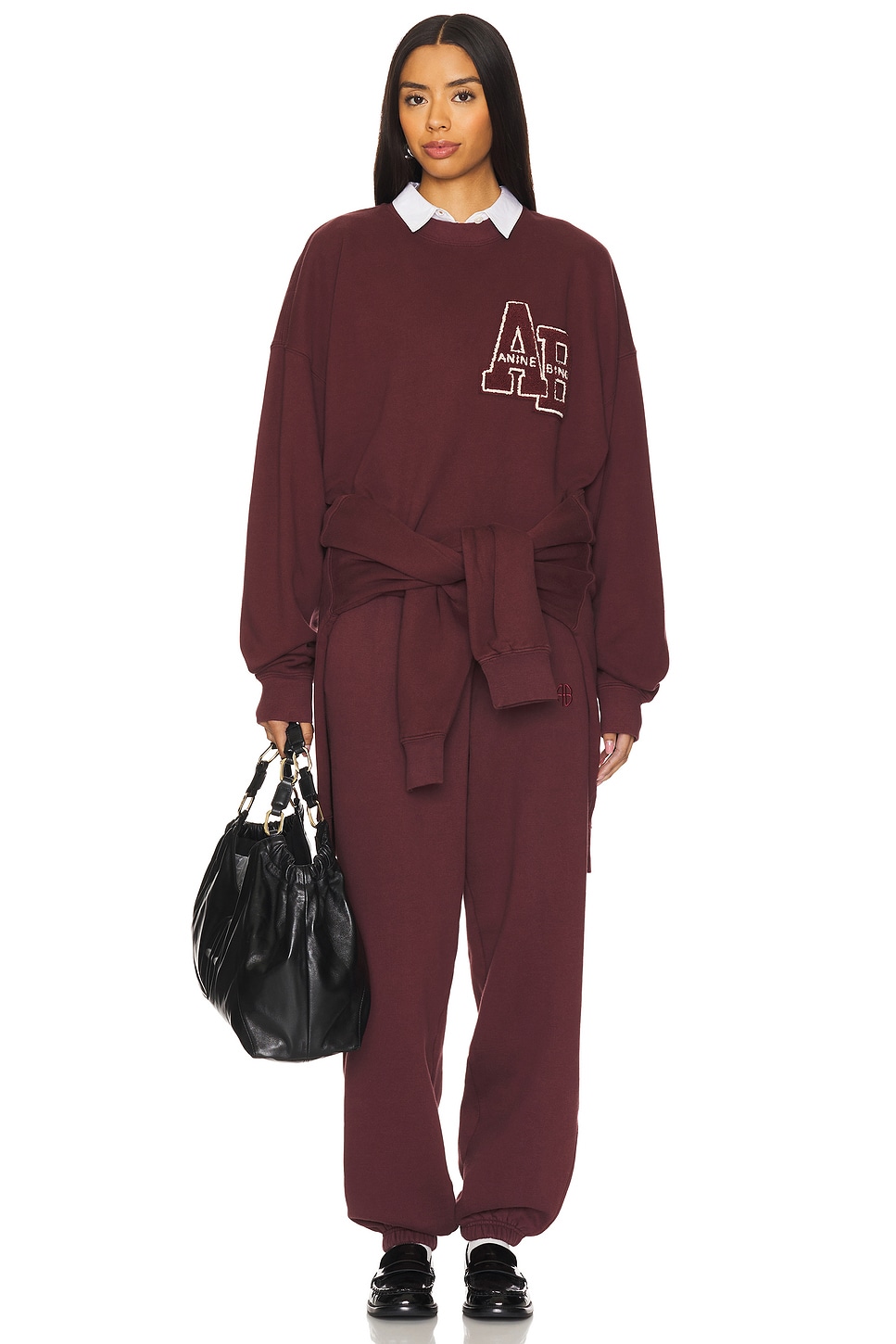 Miles Oversized Sweatshirt Letterman