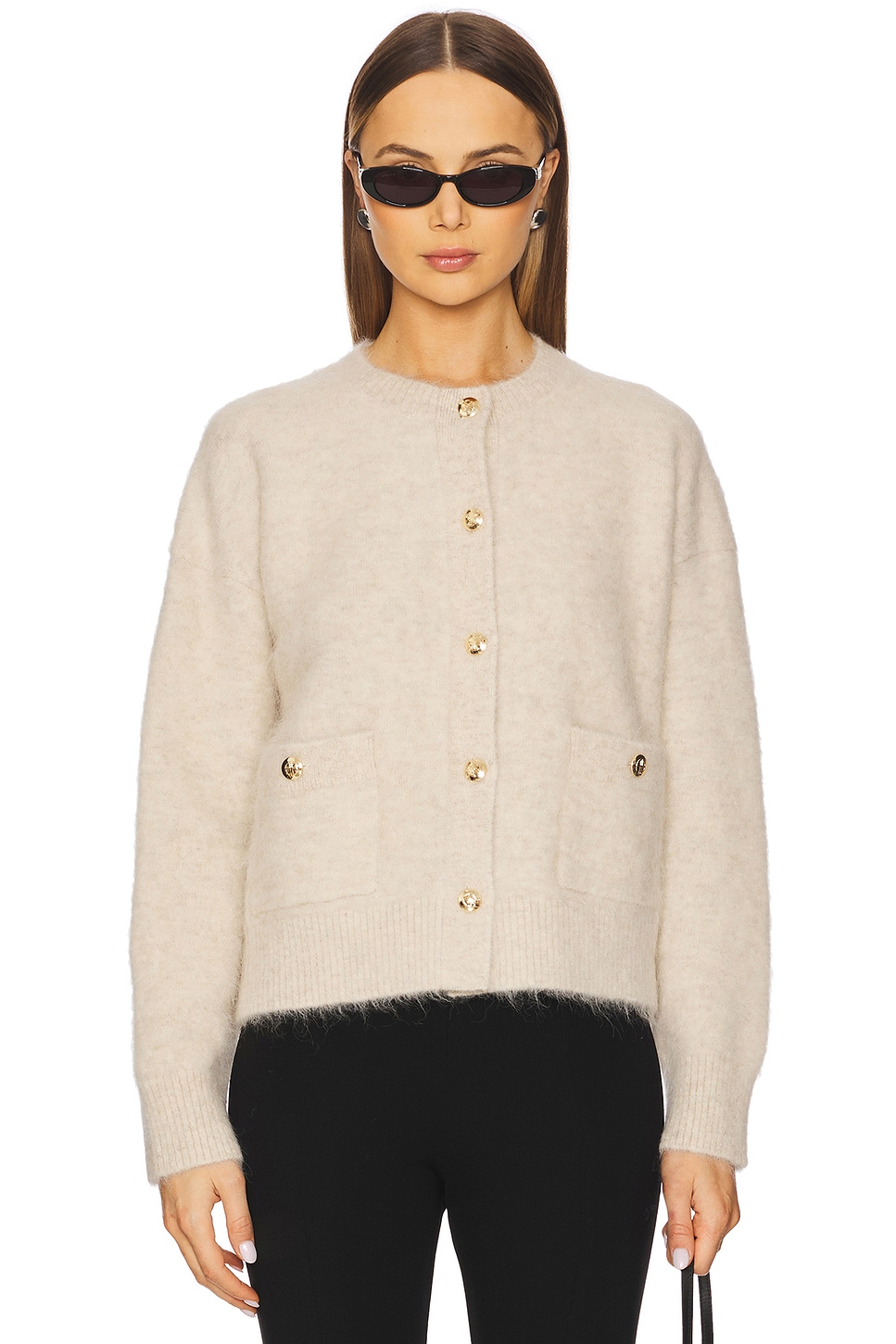 Anine Bing | Jackson Cardigan | Brown Cashmere