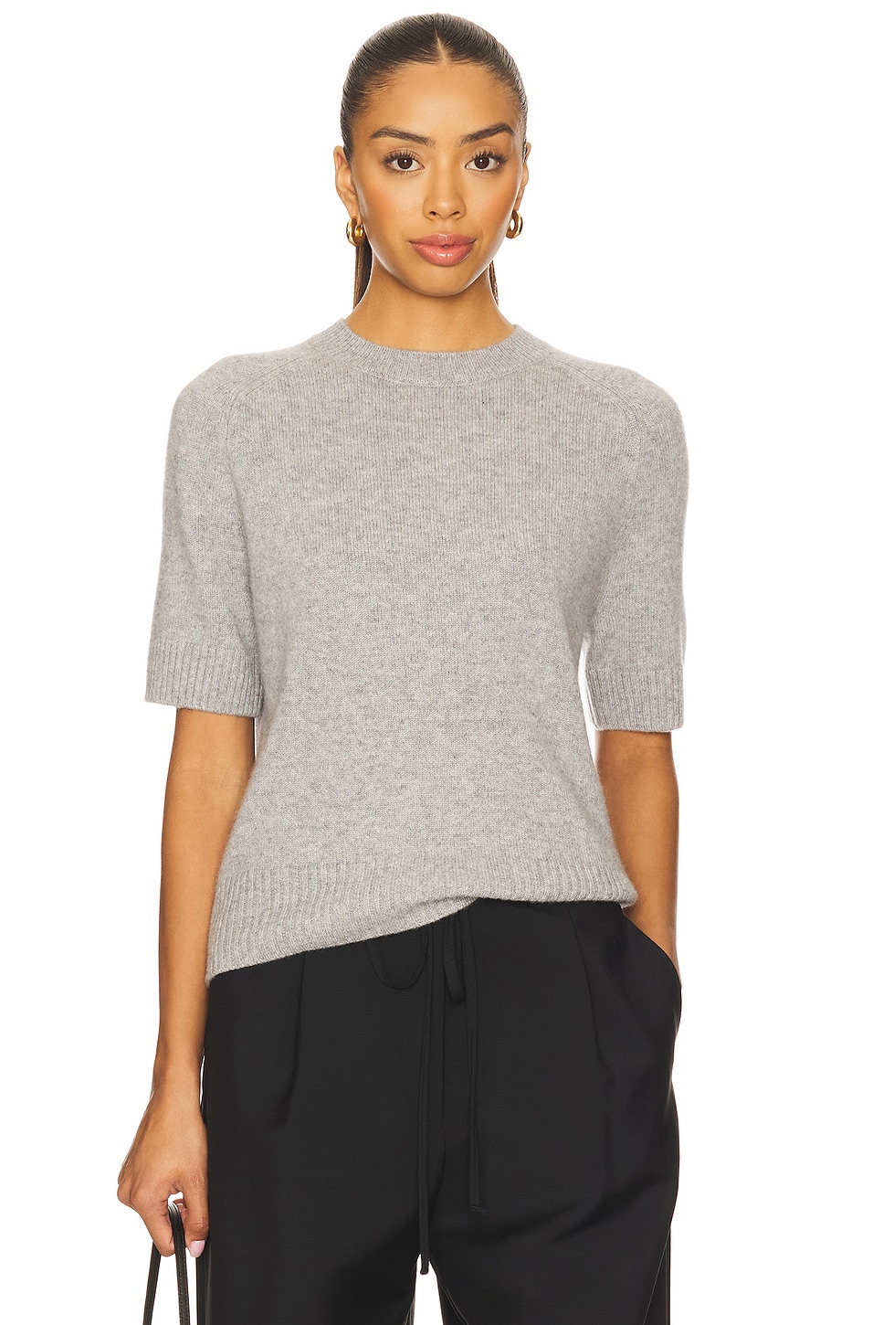 ANINE BING Jackson Sweater in Medium Heather Grey | REVOLVE