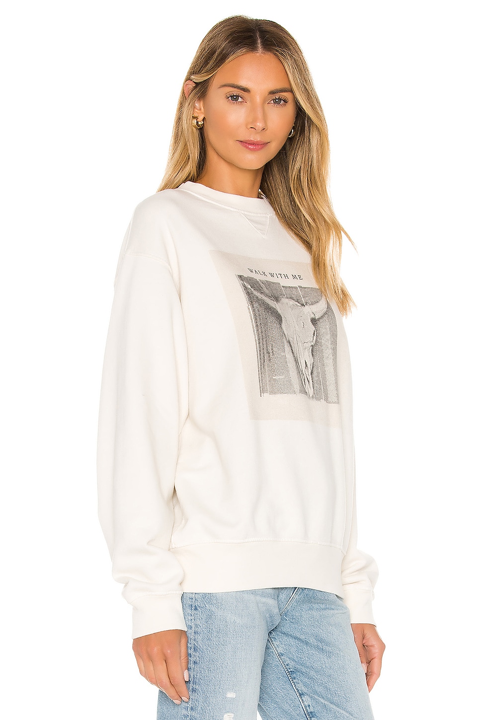 anine bing walk with me sweatshirt