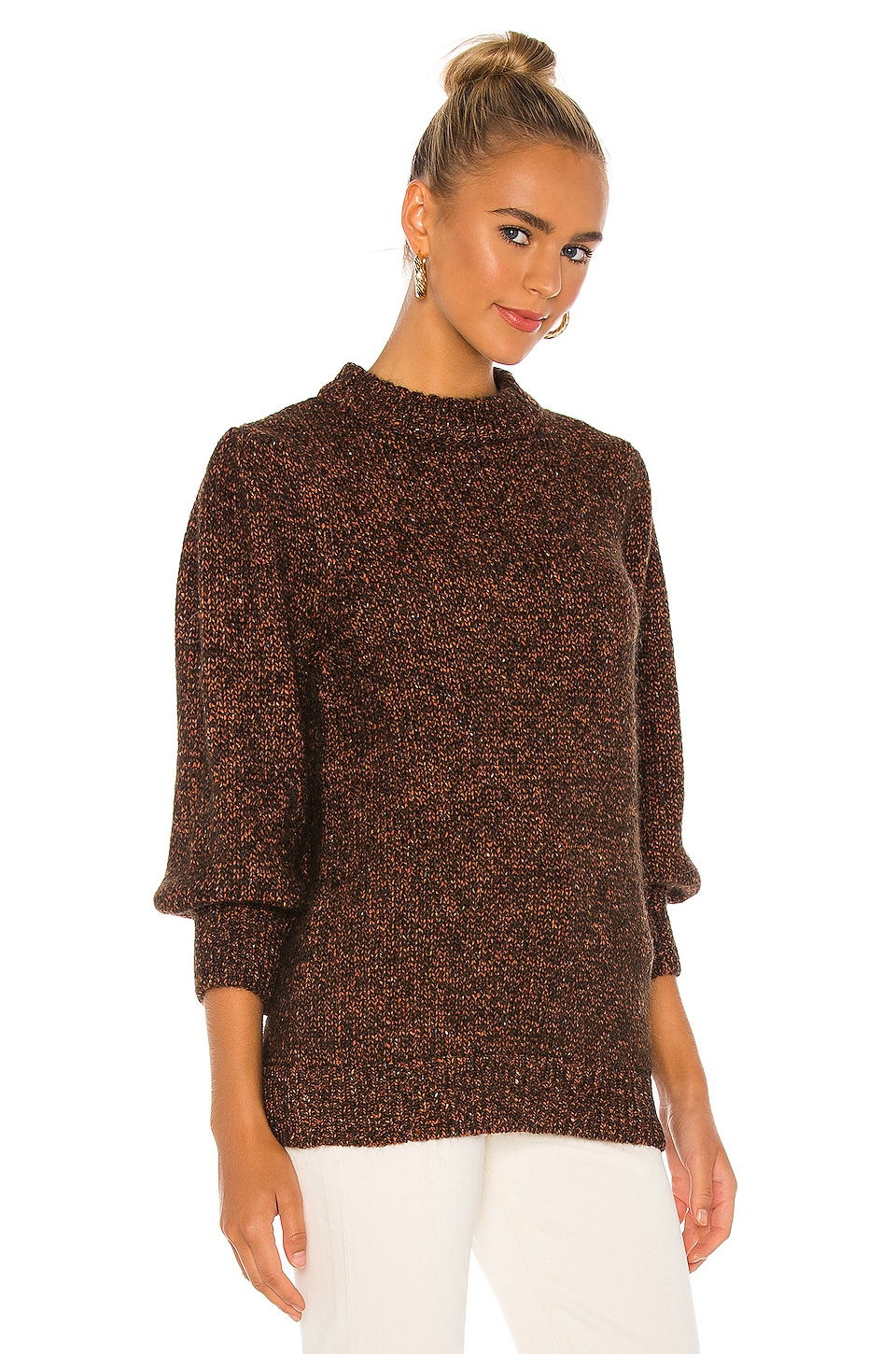 ANINE BING Rosalind Sweater in Brown | REVOLVE