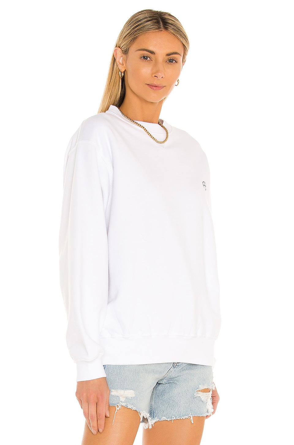 anine bing ramona sweatshirt motorcycle