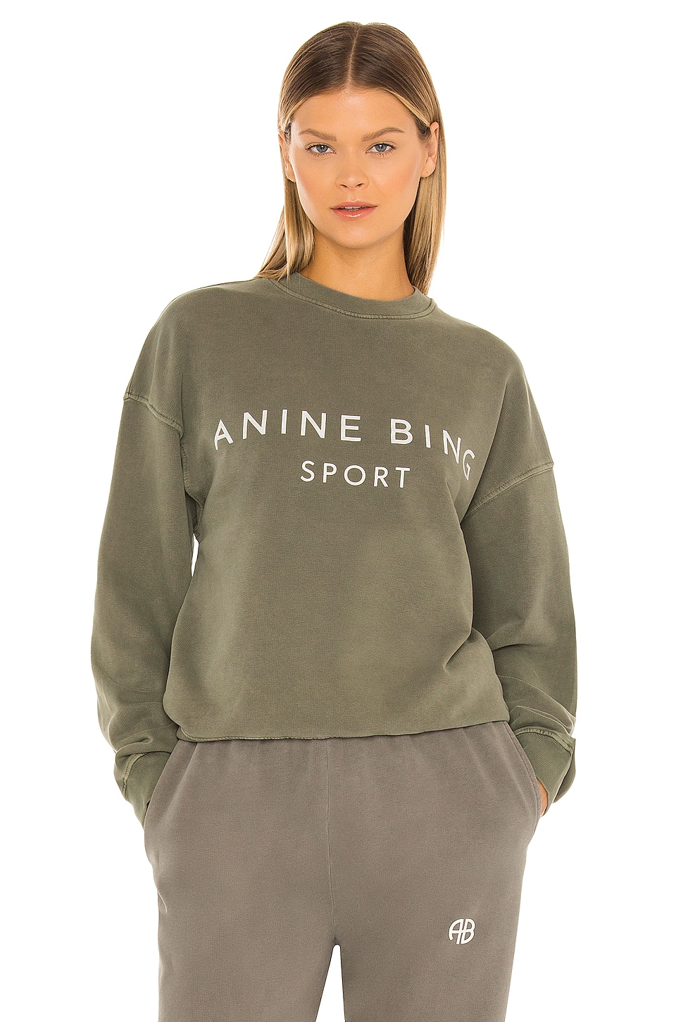 BING Sport Sweatshirt in Olive | REVOLVE