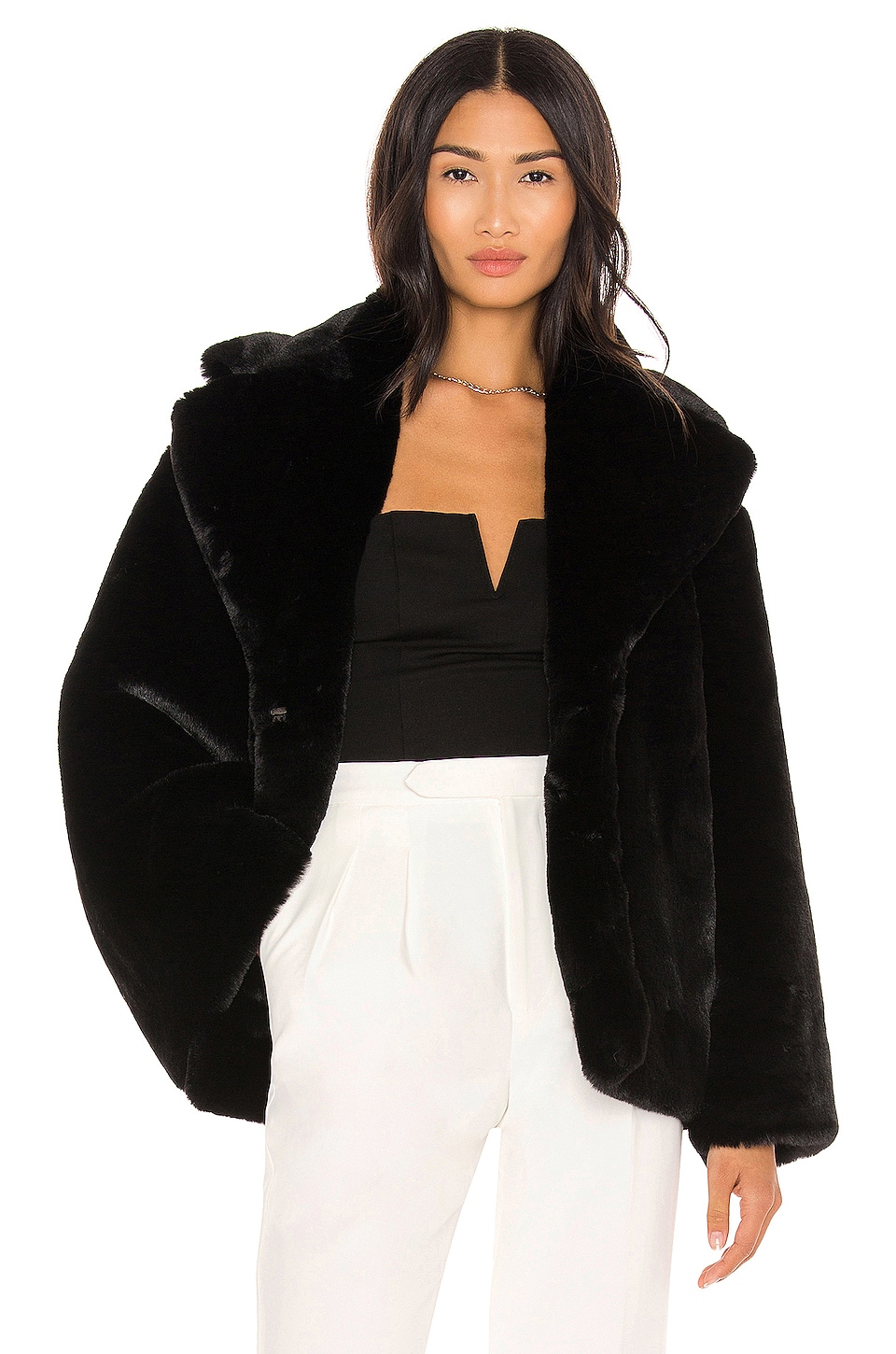 ANINE BING Calvin Coat in Black | REVOLVE