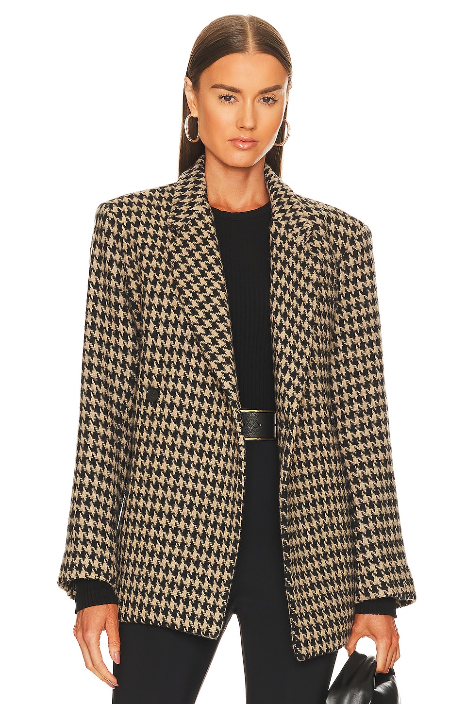 Anine Bing Houndstooth Blazer 5oceanos