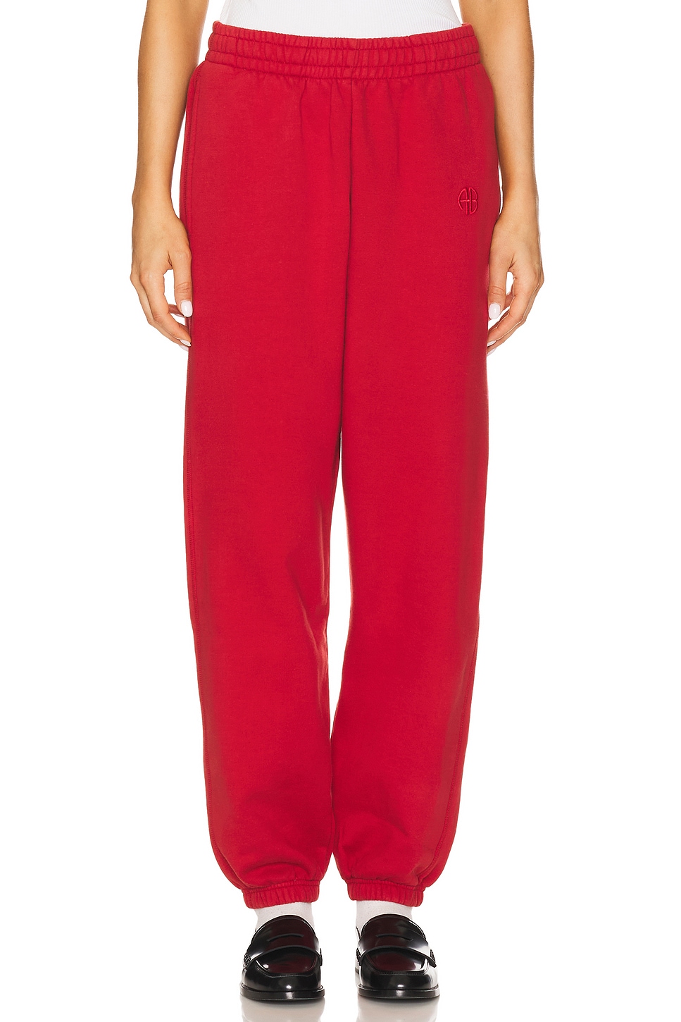 パンツ ANINE BING A0310997BEL26 Trousers Karter framed monogram Anine-Bing-Karter-Jogger-