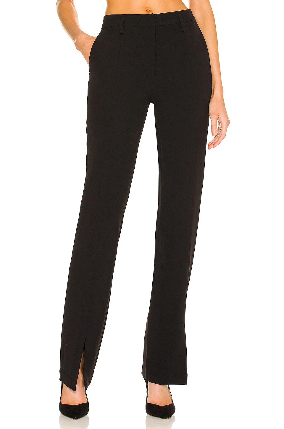 ANINE BING Joelle Trouser in Black | REVOLVE