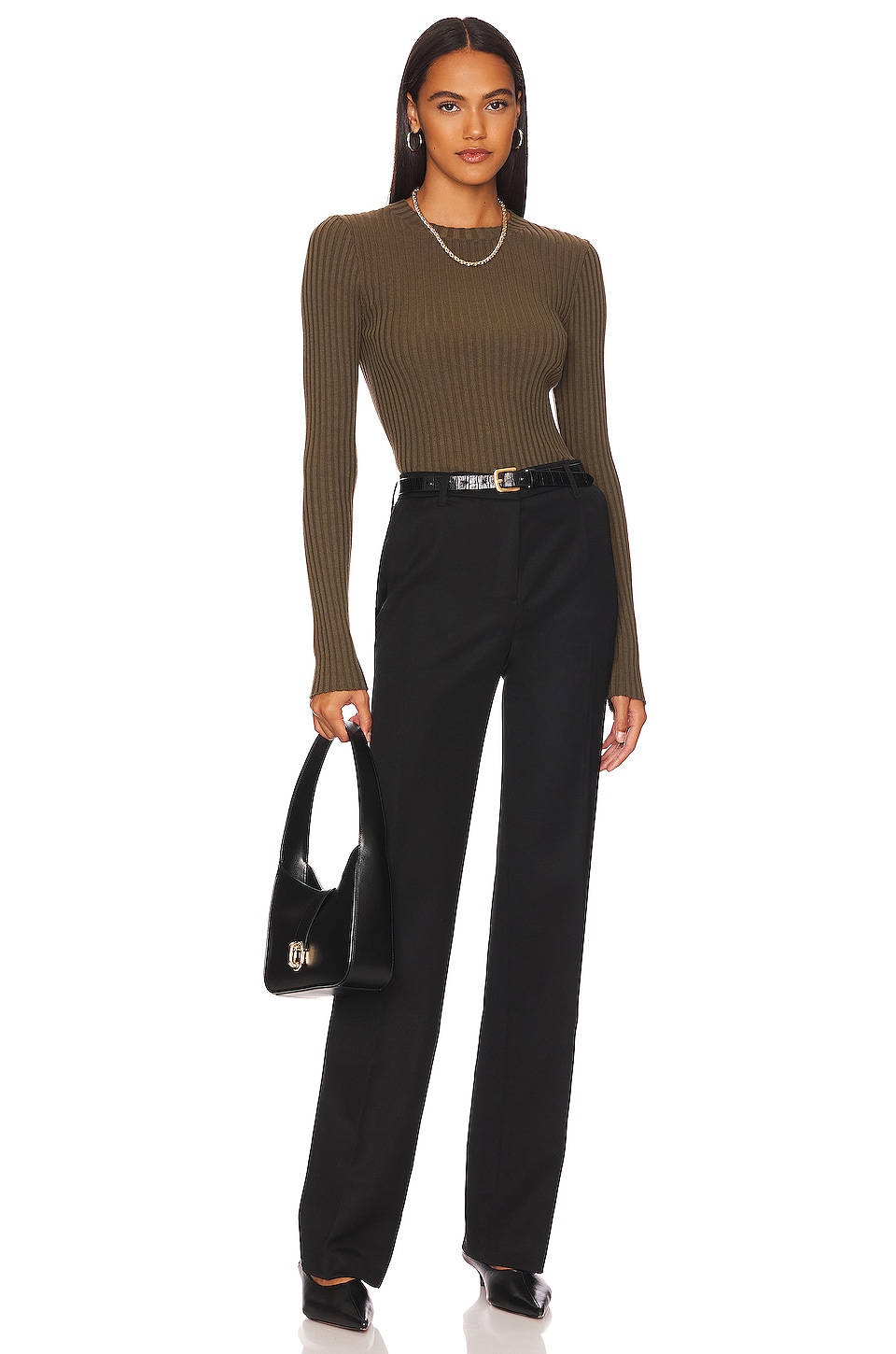 ANINE BING Classic Pant in Black | REVOLVE