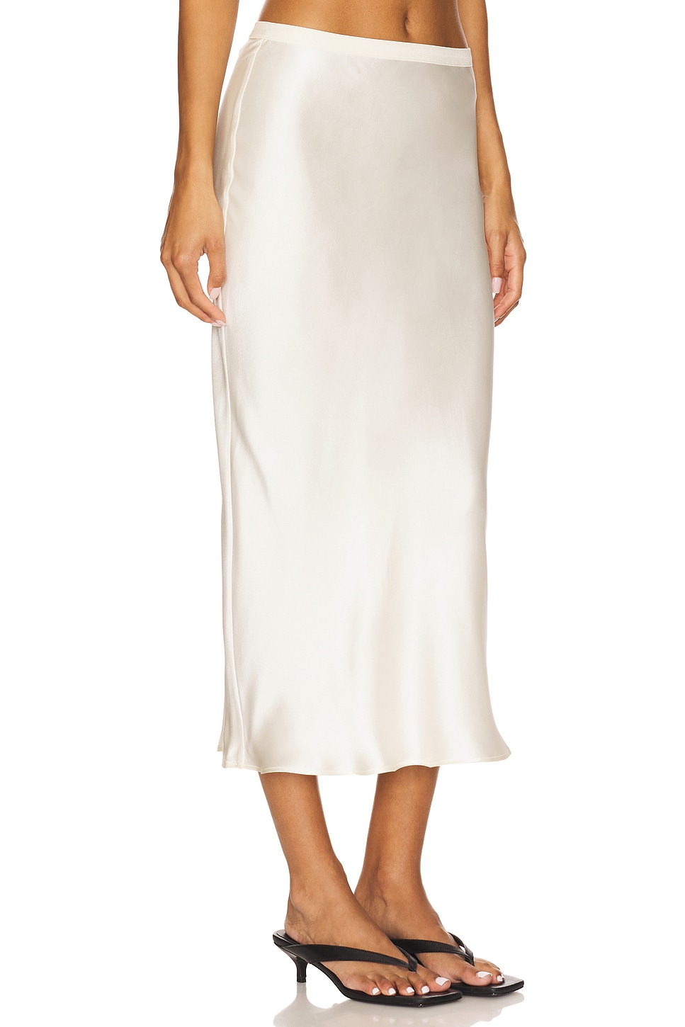 ANINE BING Bar Silk Skirt thumbnail