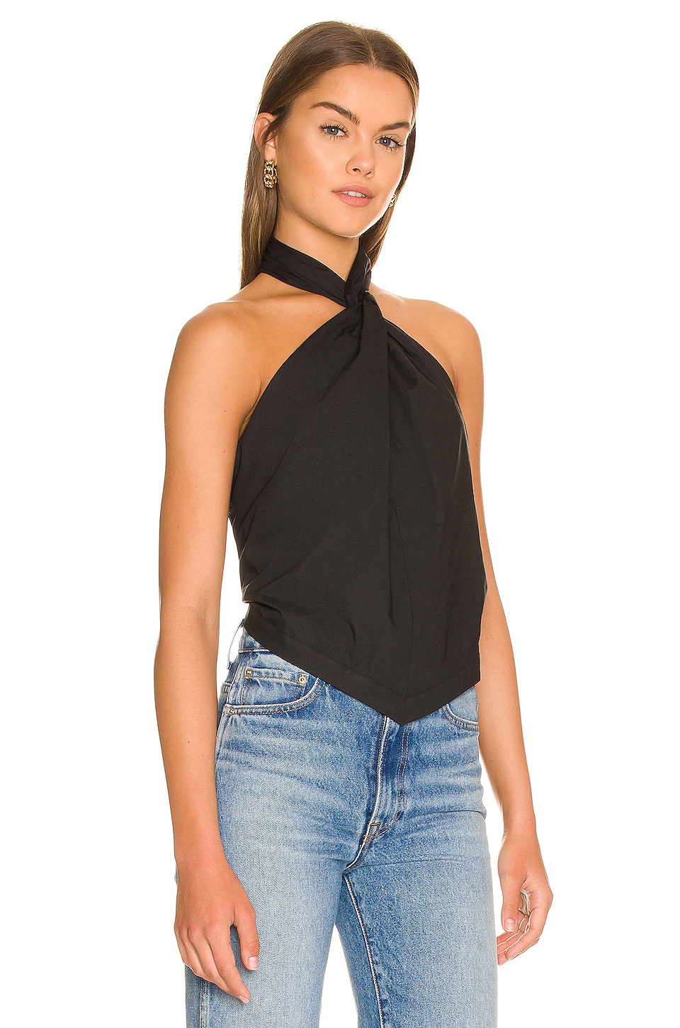 ANINE BING Marilyn Top in Black