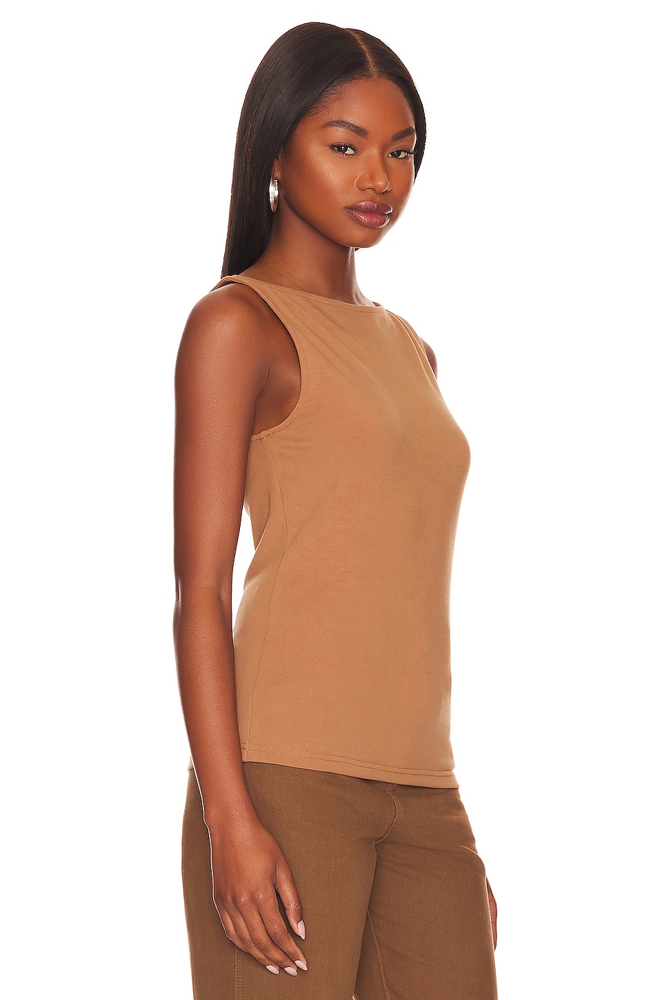 ANINE BING Rue Tank in Camel