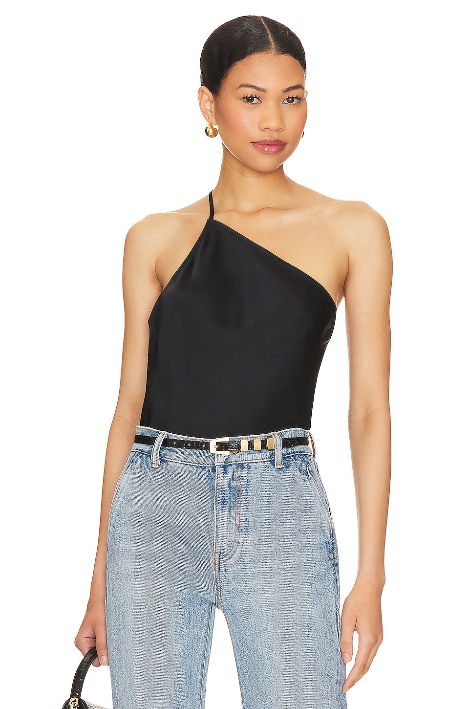 ANINE BING Mandy Top in Black REVOLVE