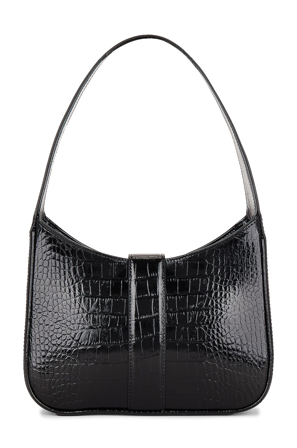 ANINE BING Cleo Bag - Black Embossed in Black