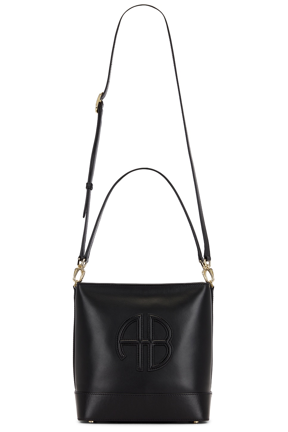 ハンドバッグ Anine Bing Lili Bucket Bag - Leather - Black ANINE BING Lili Bucket Bag in Black | REVOLVE