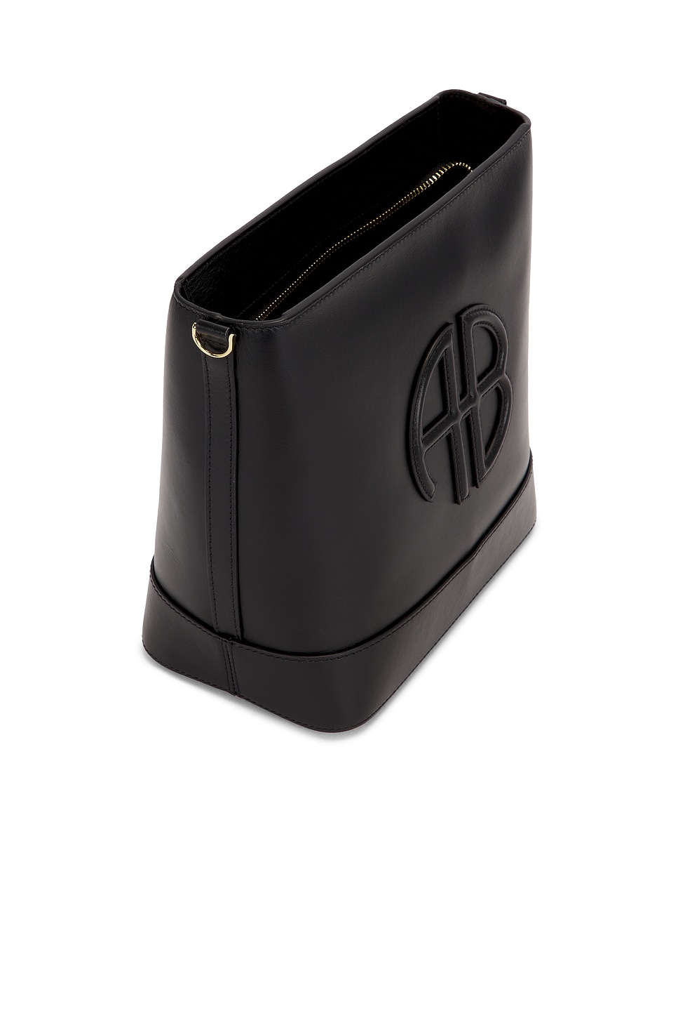 ANINE BING A1211375BLK1BLACKPATENT 関税送料込 ANINE BING Signature Link Belt - Black