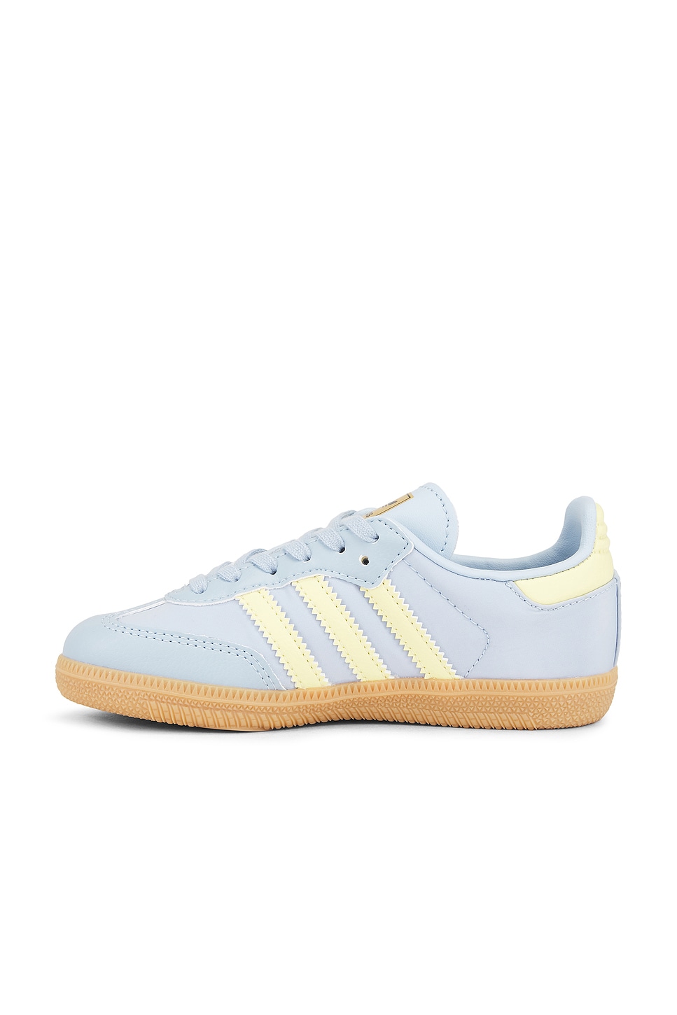 adidas Originals Kids Samba OG Sneaker in Wonder Blue, Powder Yellow — free download