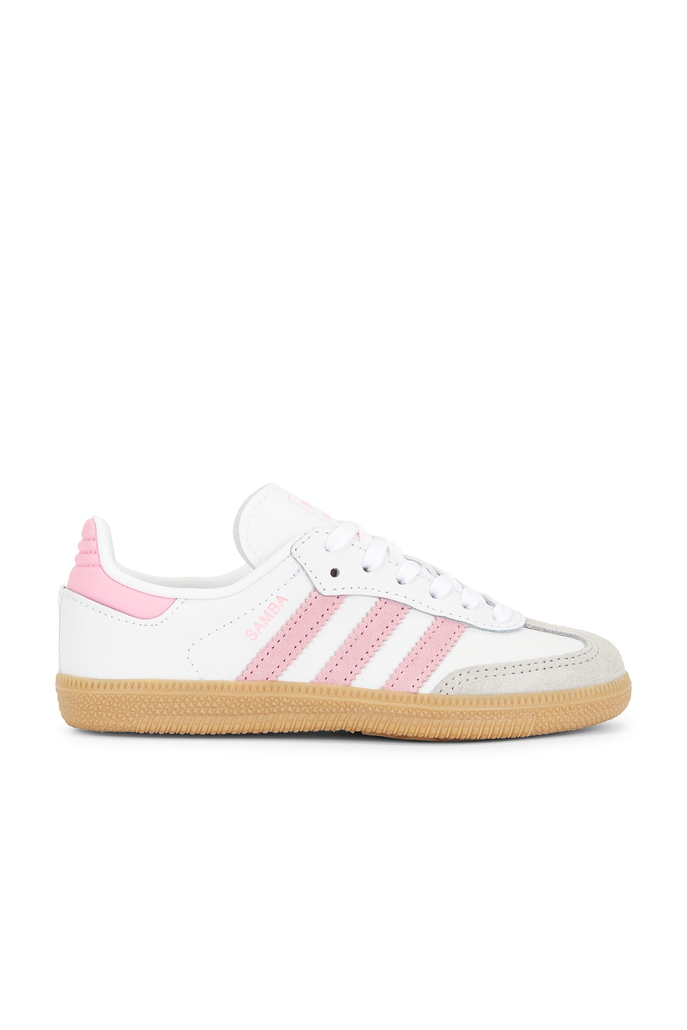 adidas gazelle silver green womens Big Kids' Adidas Samba OG J "Black White Beige Gum"  The Closet Inc