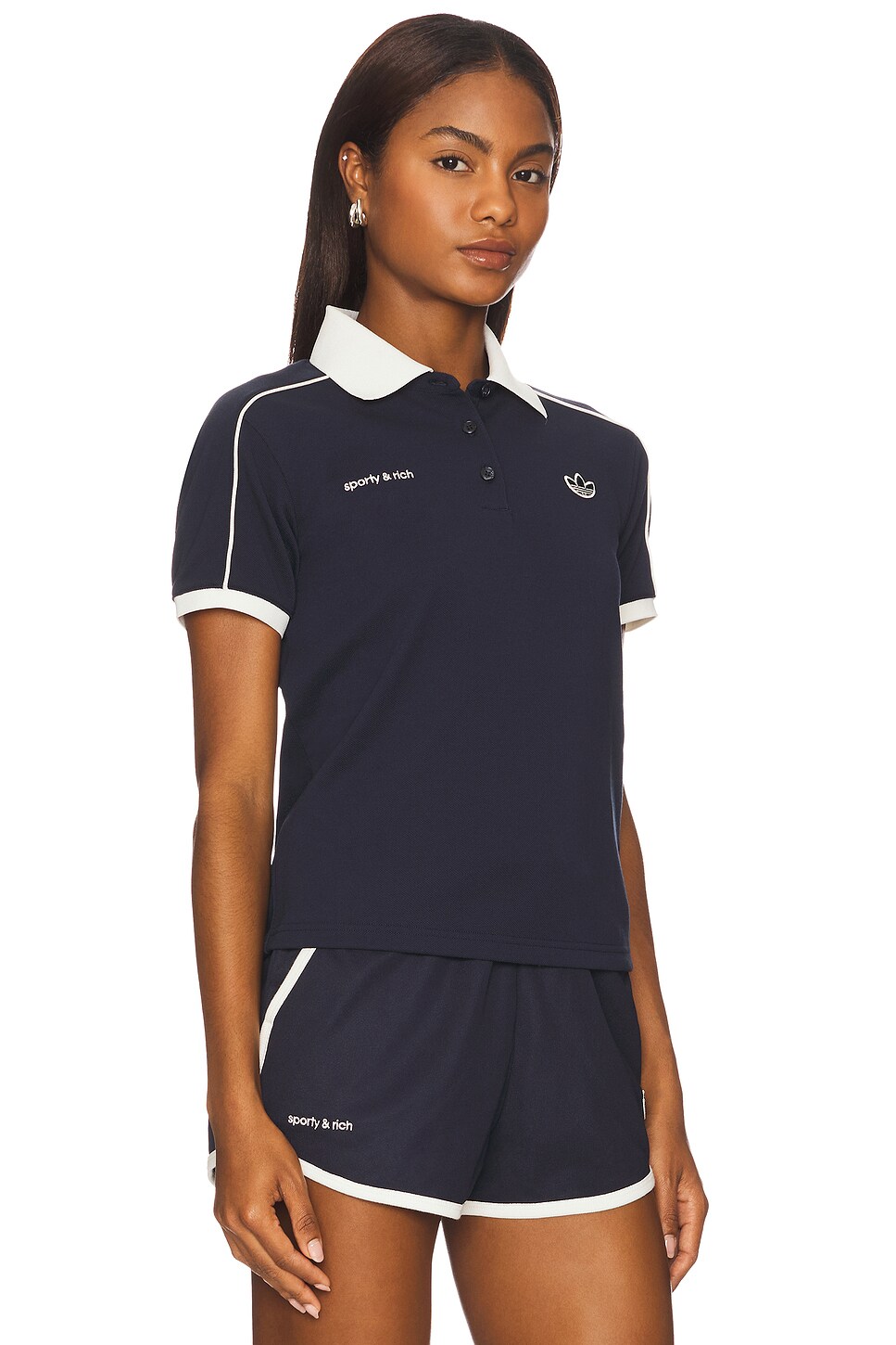 adidas Originals x Sporty & Rich Polo T-Shirt