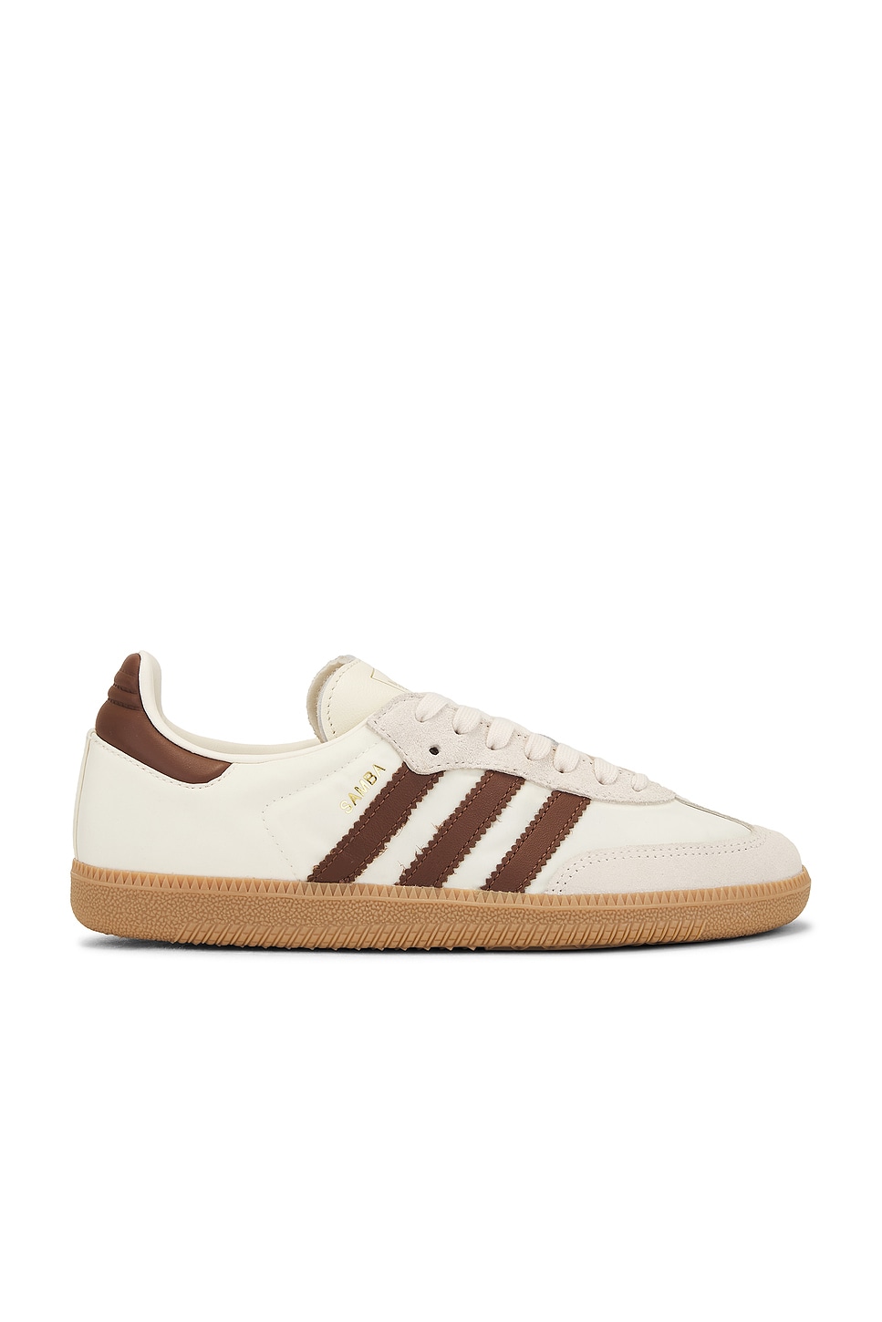 adidas Originals Samba OG Sneaker in Cream White, Preloved Brown 