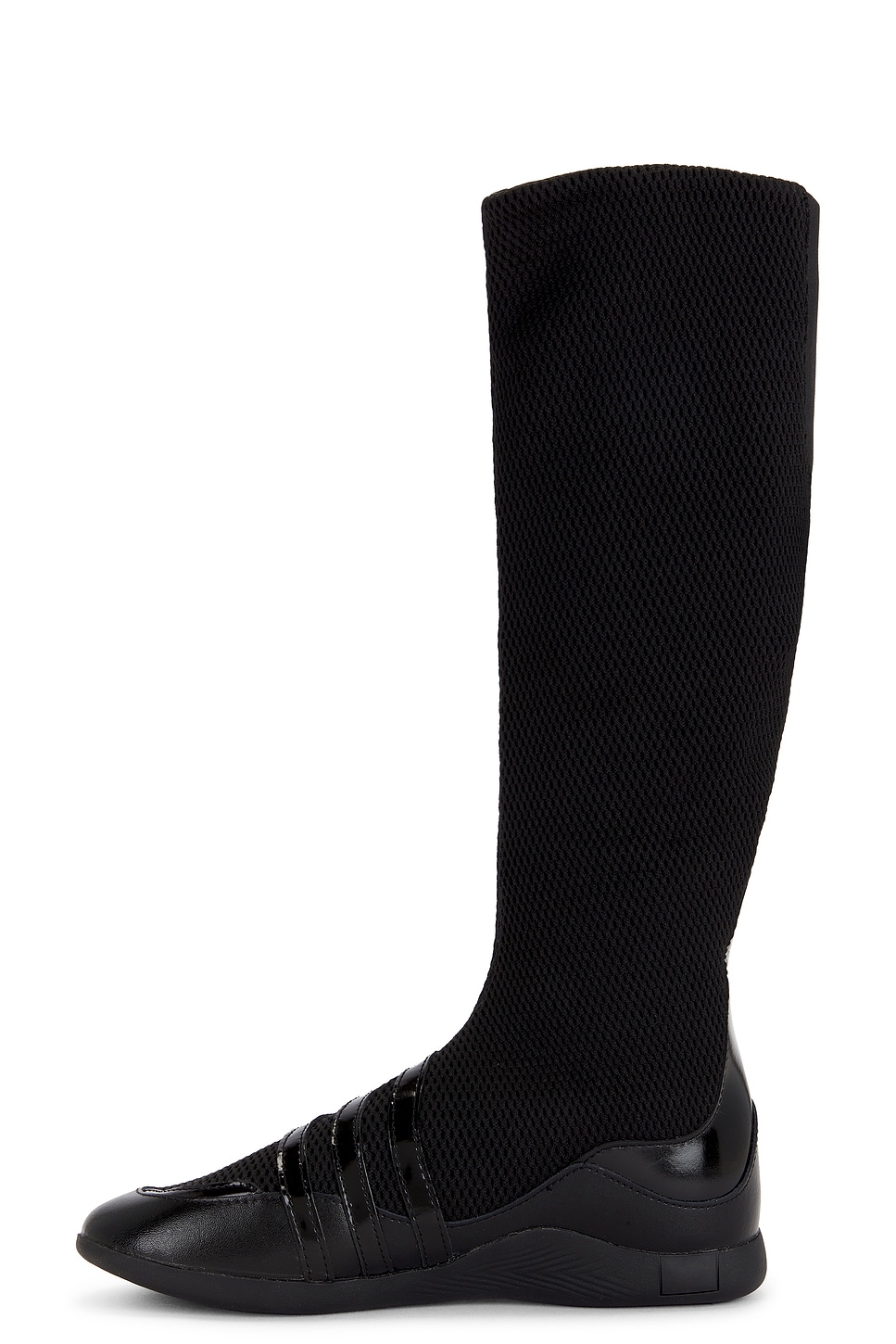 adidas Originals x Miaou Boot in Core Black & Silver Metallic