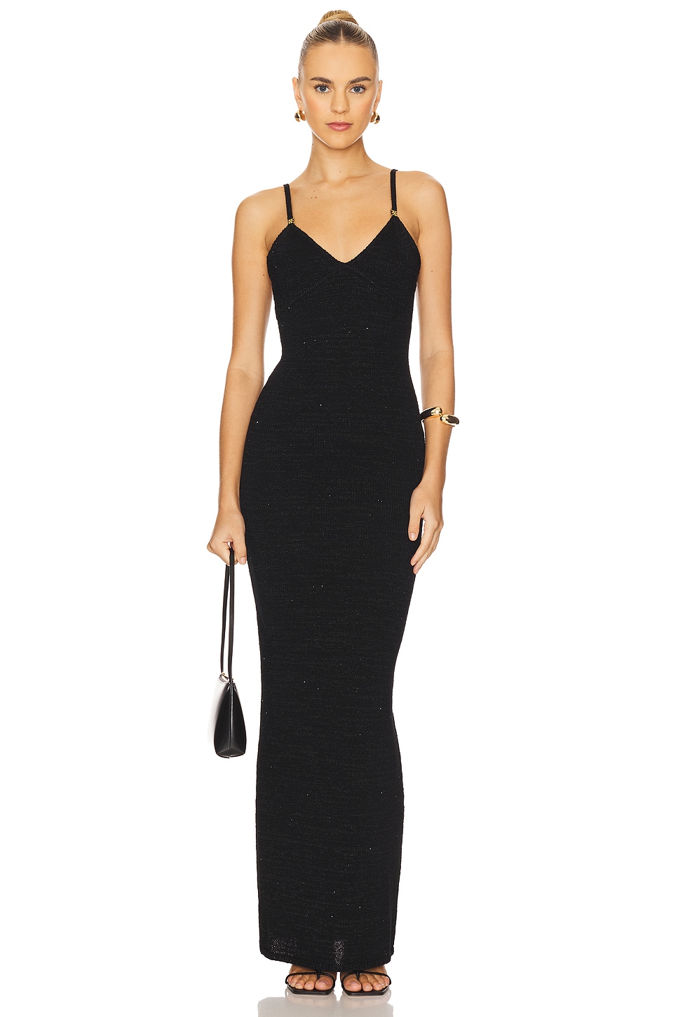 open lace back dress Asta Resort Delilah Dress in Black main image 0