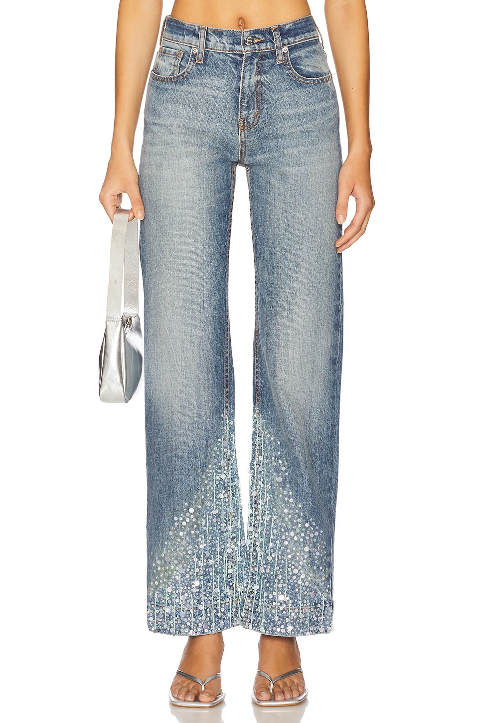 Asta Resort x REVOLVE Helena Wide Leg Jeans