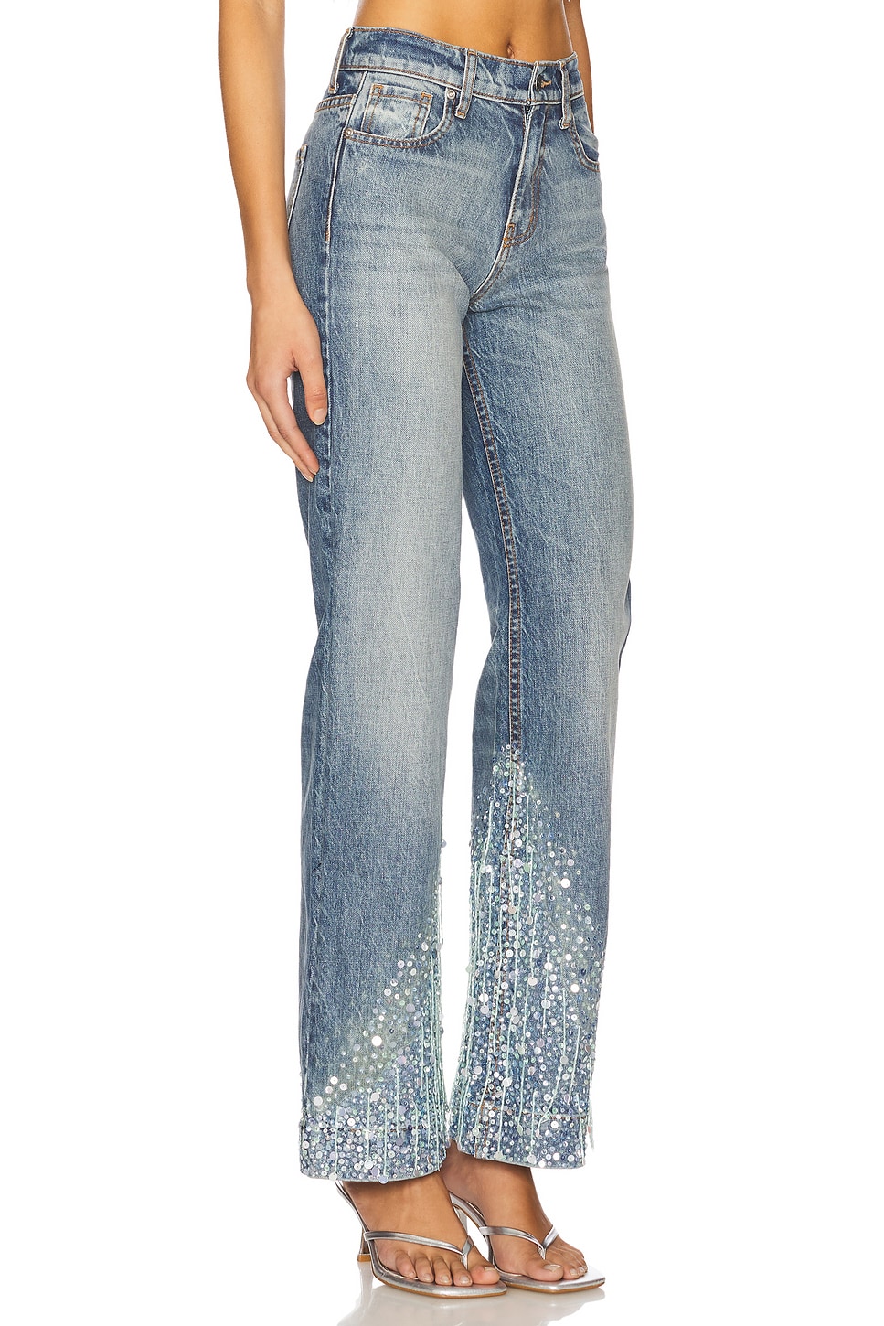 Asta Resort x REVOLVE Helena Wide Leg Jeans thumbnail
