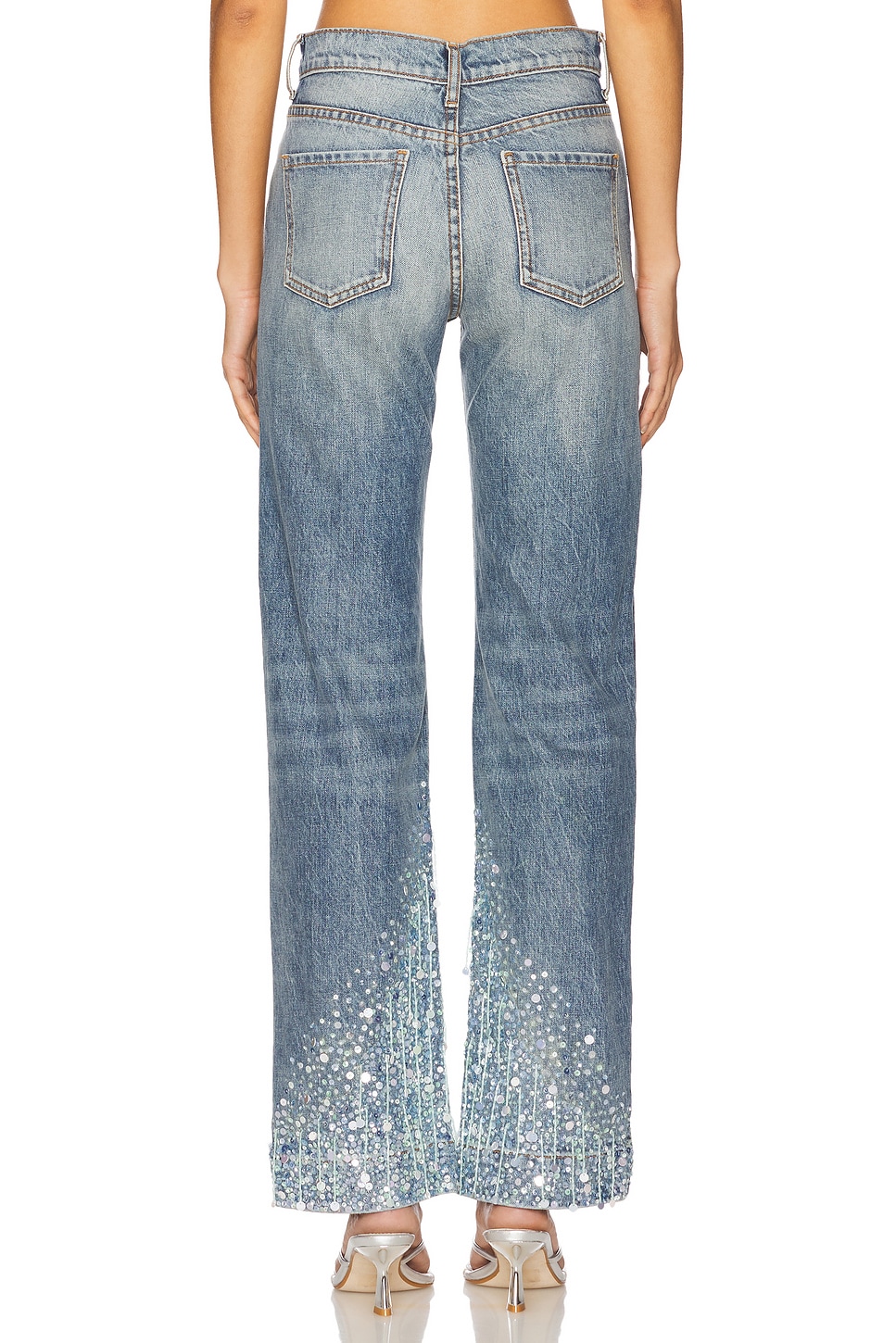Asta Resort x REVOLVE Helena Wide Leg Jeans thumbnail