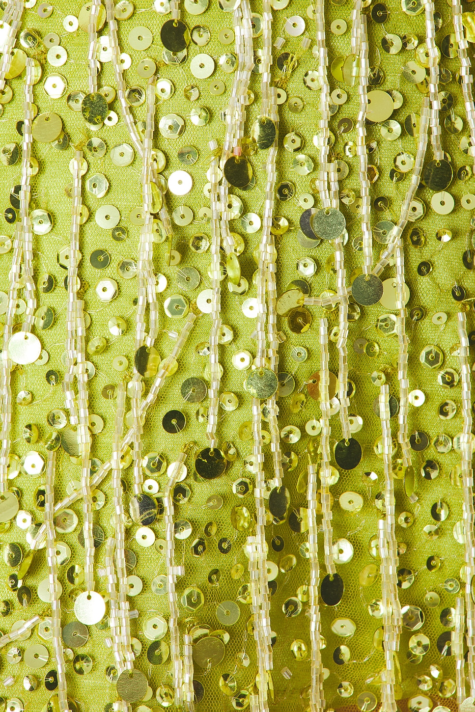 ASTA RESORT Yasmin Hand Beaded Bralette in Chartreuse | REVOLVE