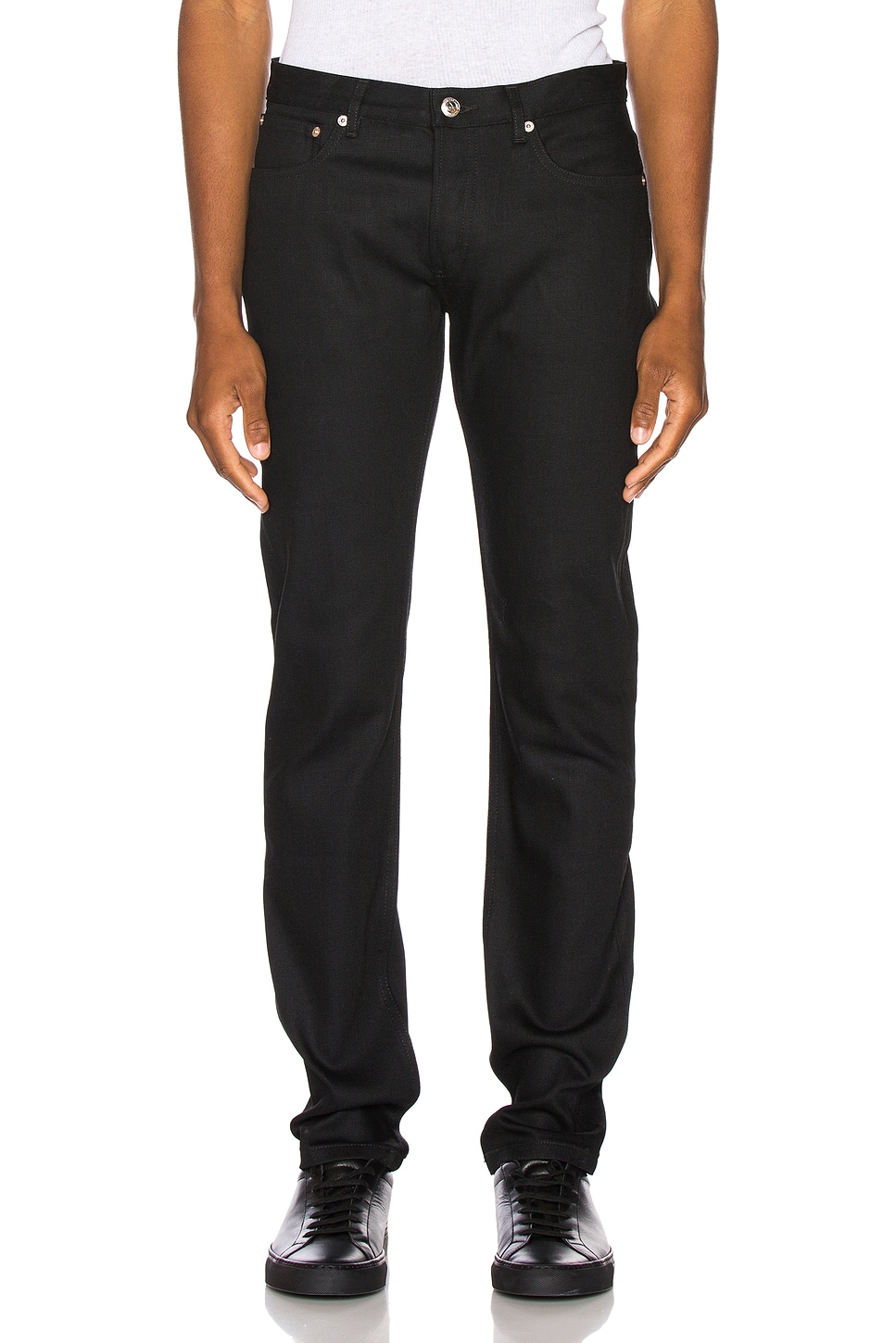 A.P.C. Petite Standard Straight Leg Jeans en Black