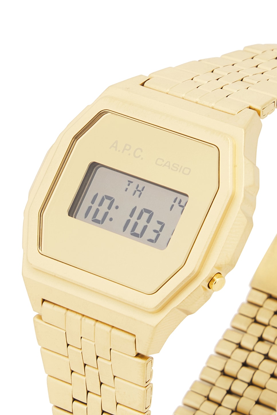 A.P.C. Montre Casio Watch in Gold | REVOLVE