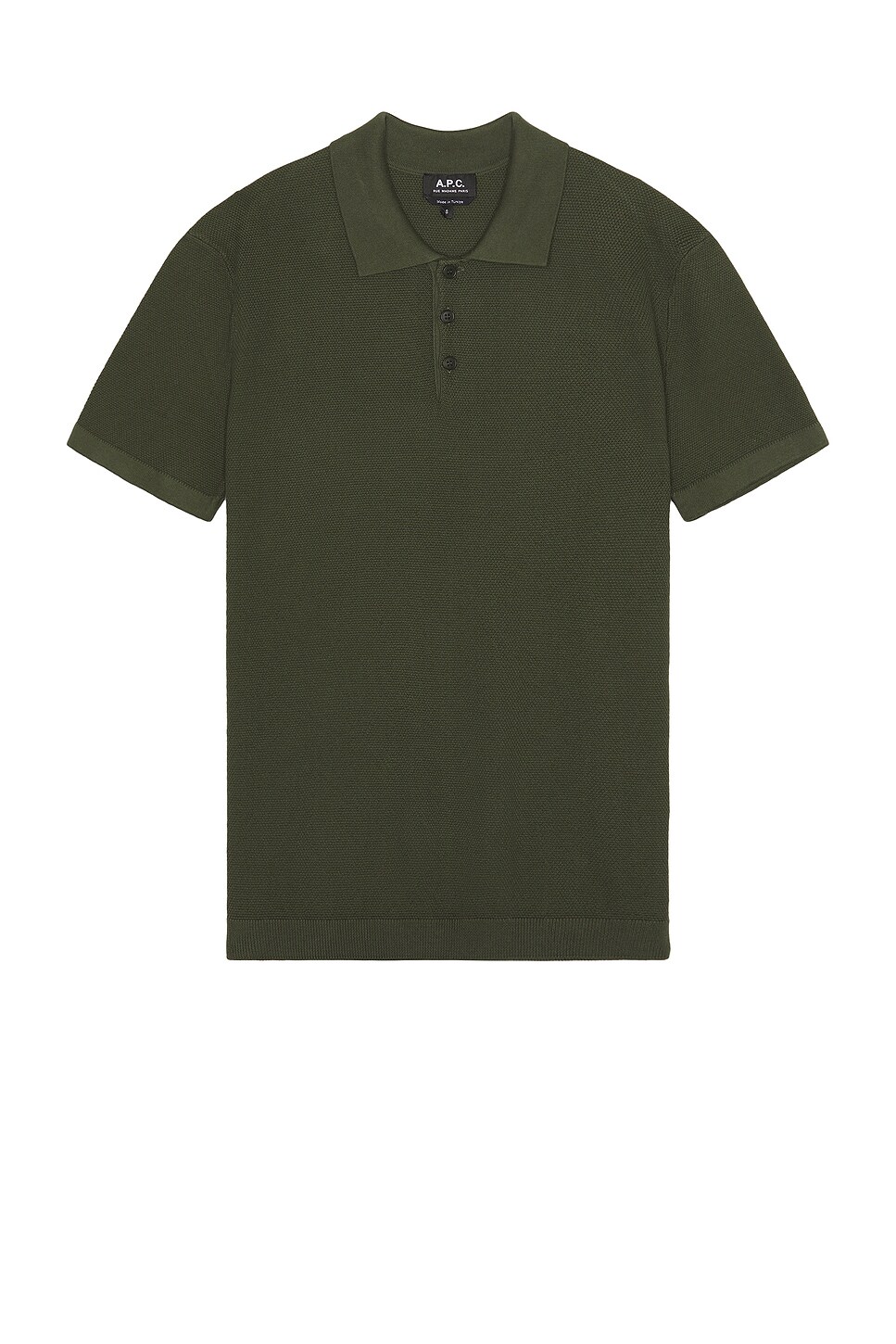 A.P.C. Declan Polo in Military Kaki | REVOLVE
