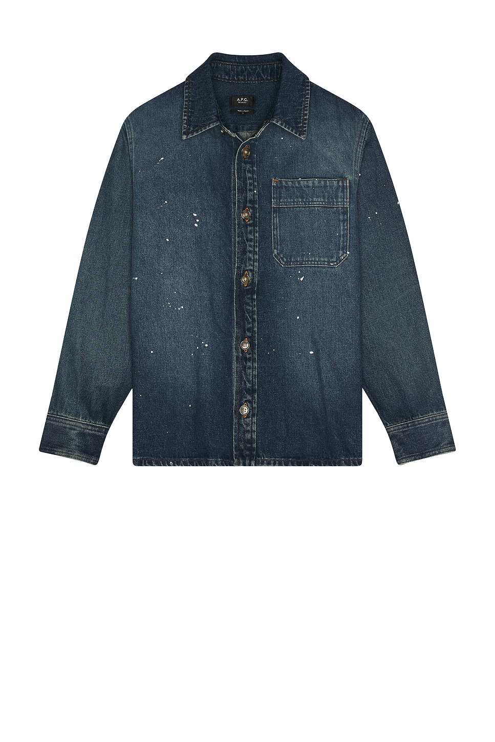 Surchemise Basile Denim Long Sleeve Shirt - Thumbnail 3