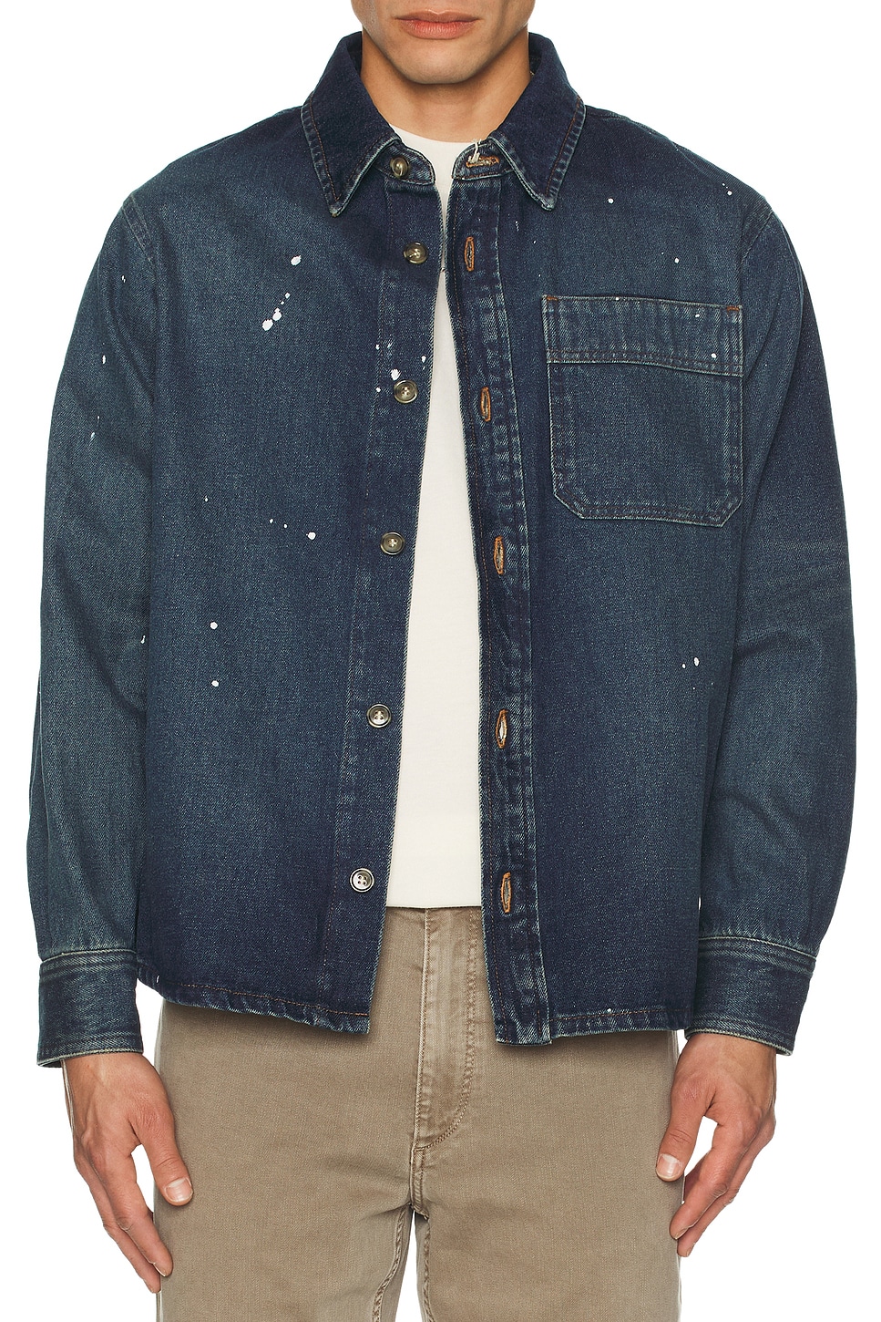 Surchemise Basile Denim Long Sleeve Shirt