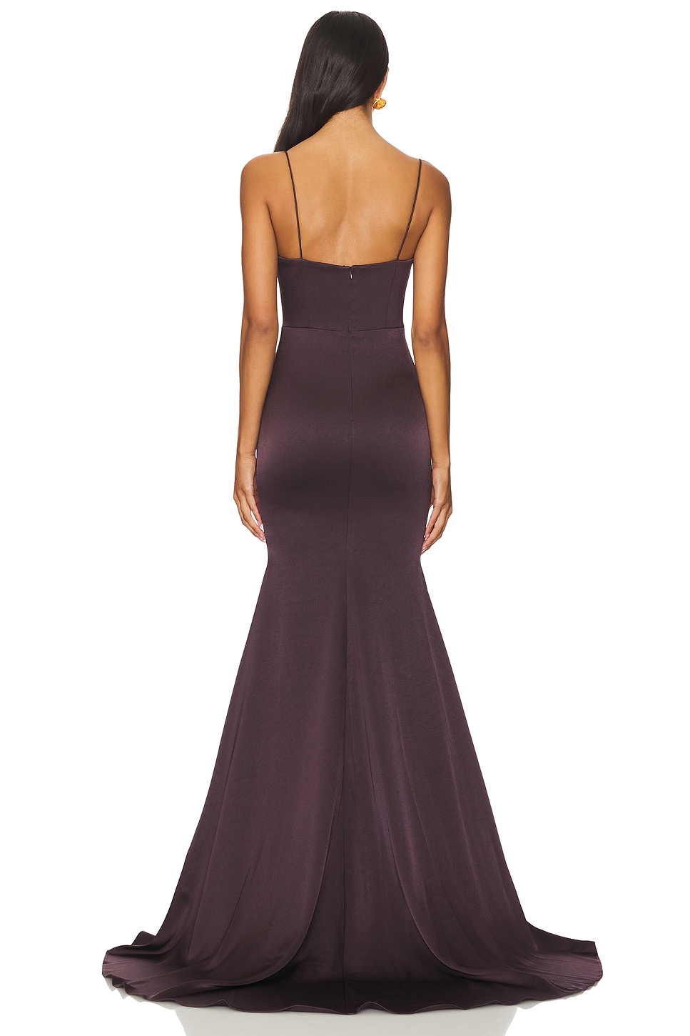 Satin Bustier Gown
