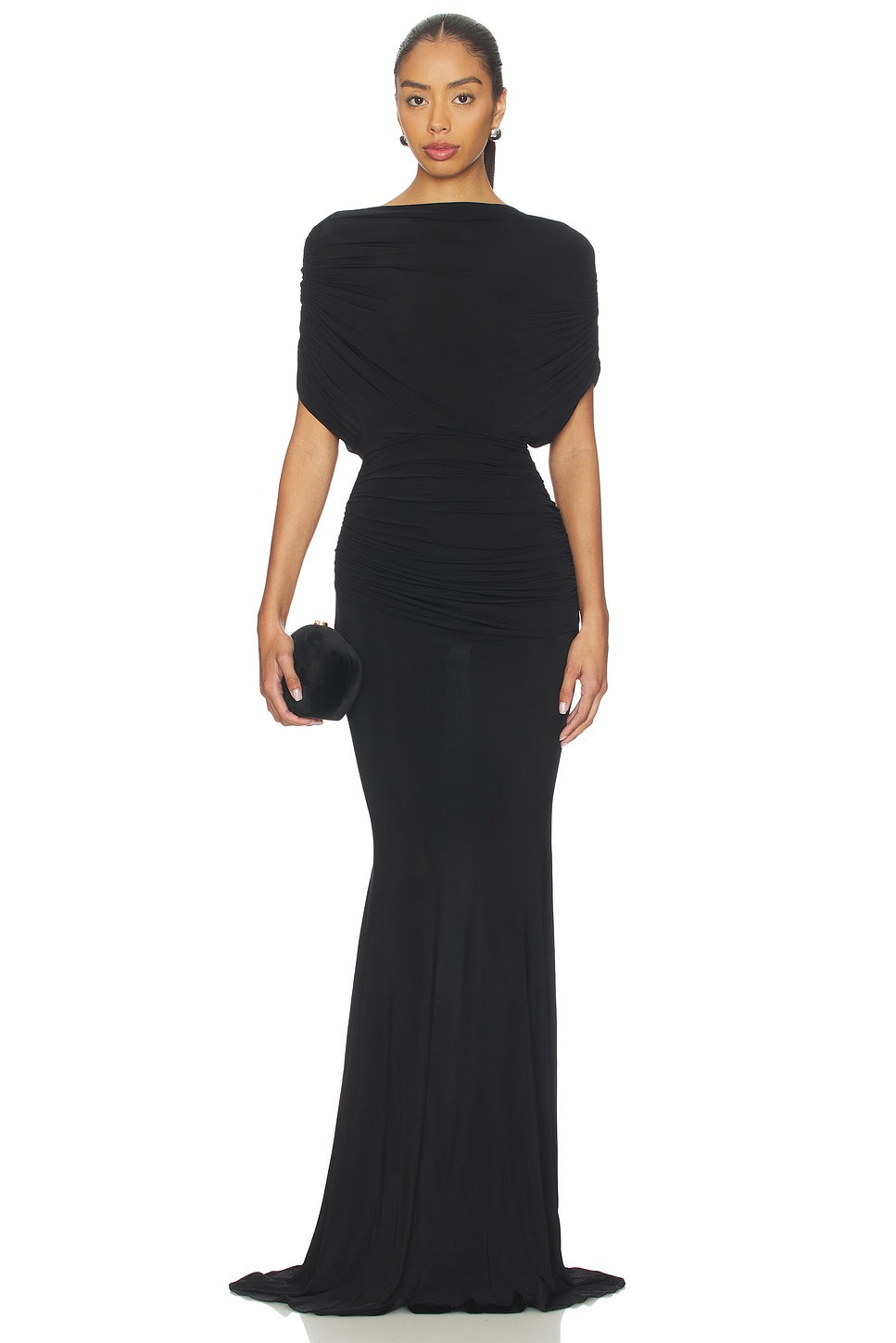 Cape Drape Gown