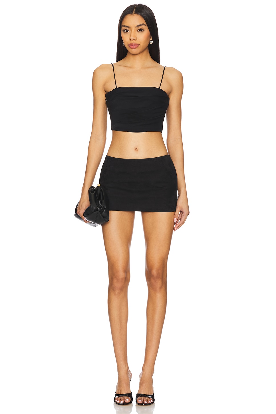 Alex Perry Suede Mini Skirt thumbnail