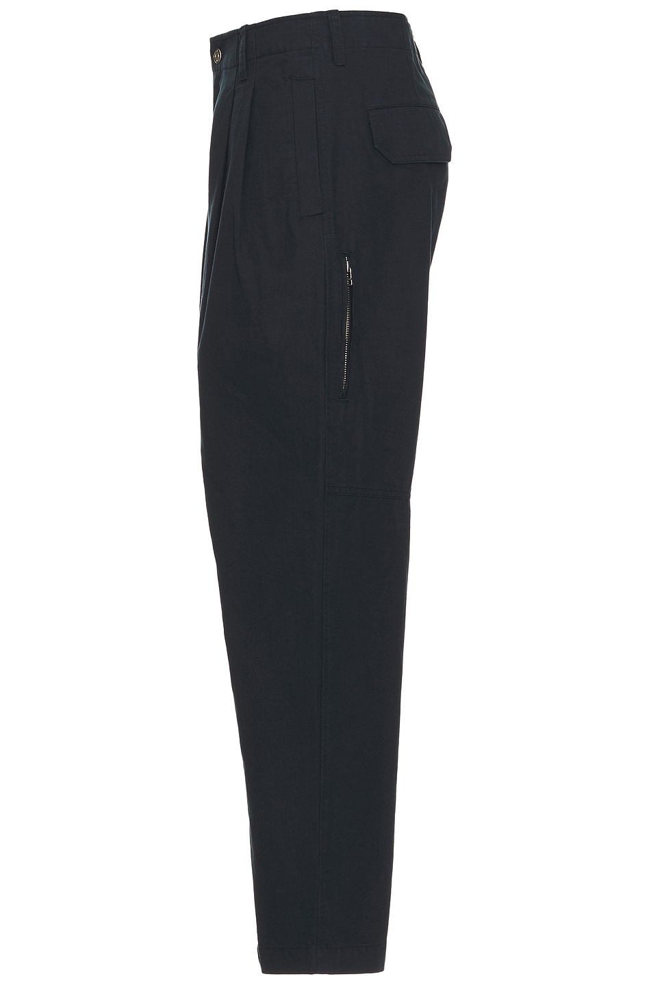 Curved Two Tuck Pants - Thumbnail 3