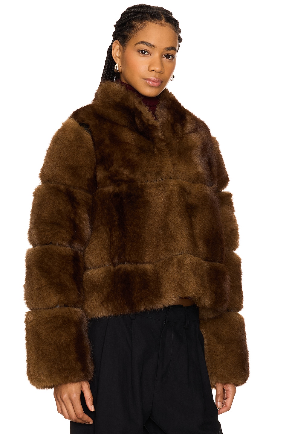 Apparis Sai Mink Short Coat thumbnail