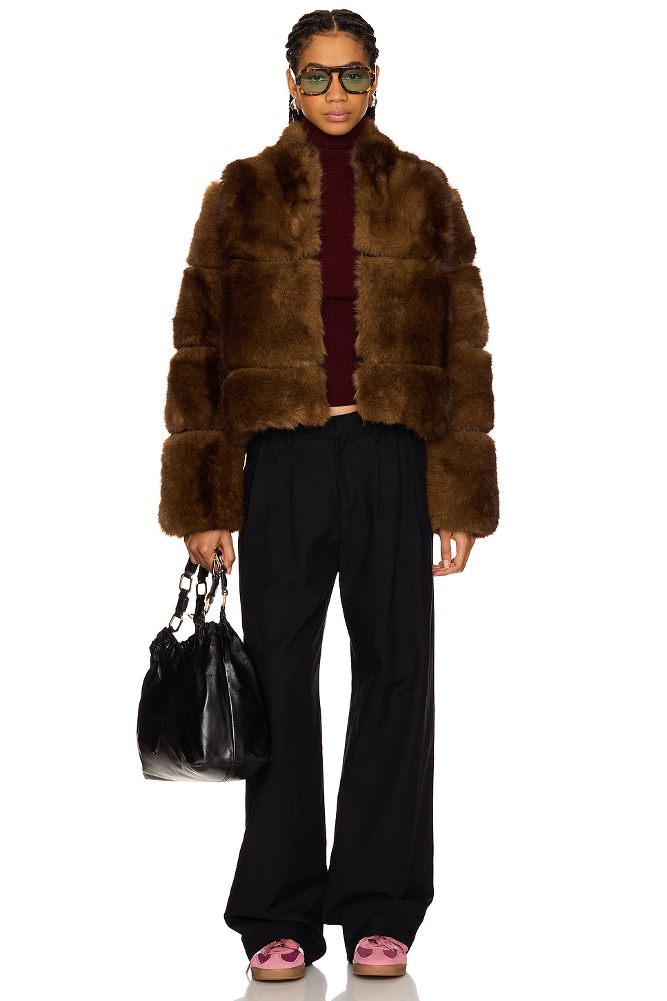 Apparis Sai Mink Short Coat thumbnail