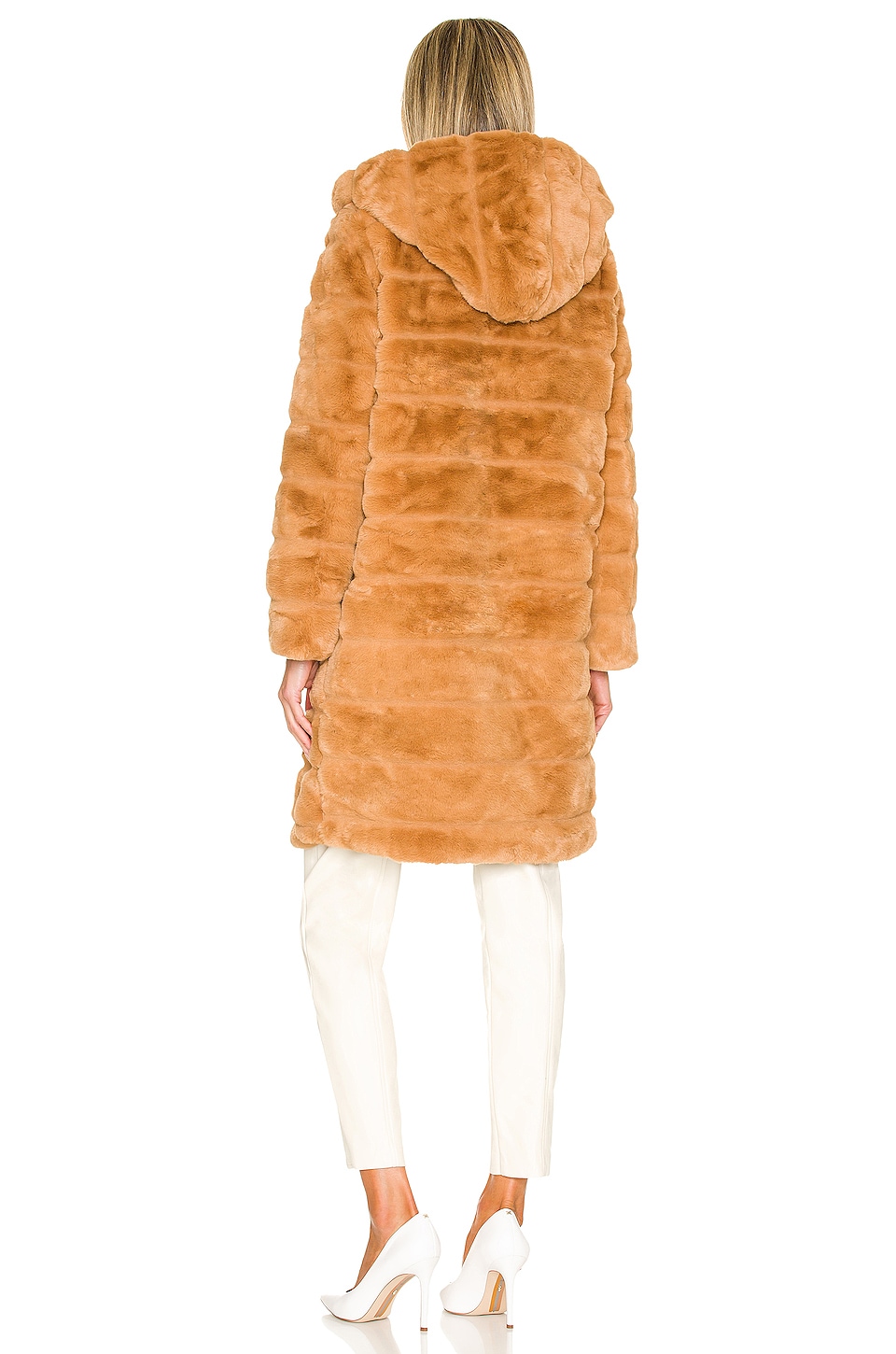 Apparis Celina 2.0 Faux Fur Coat Camel