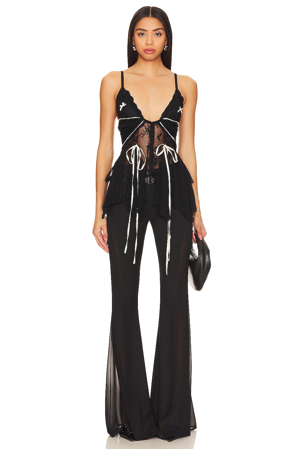 Aniye Records Jail Flared Pants thumbnail