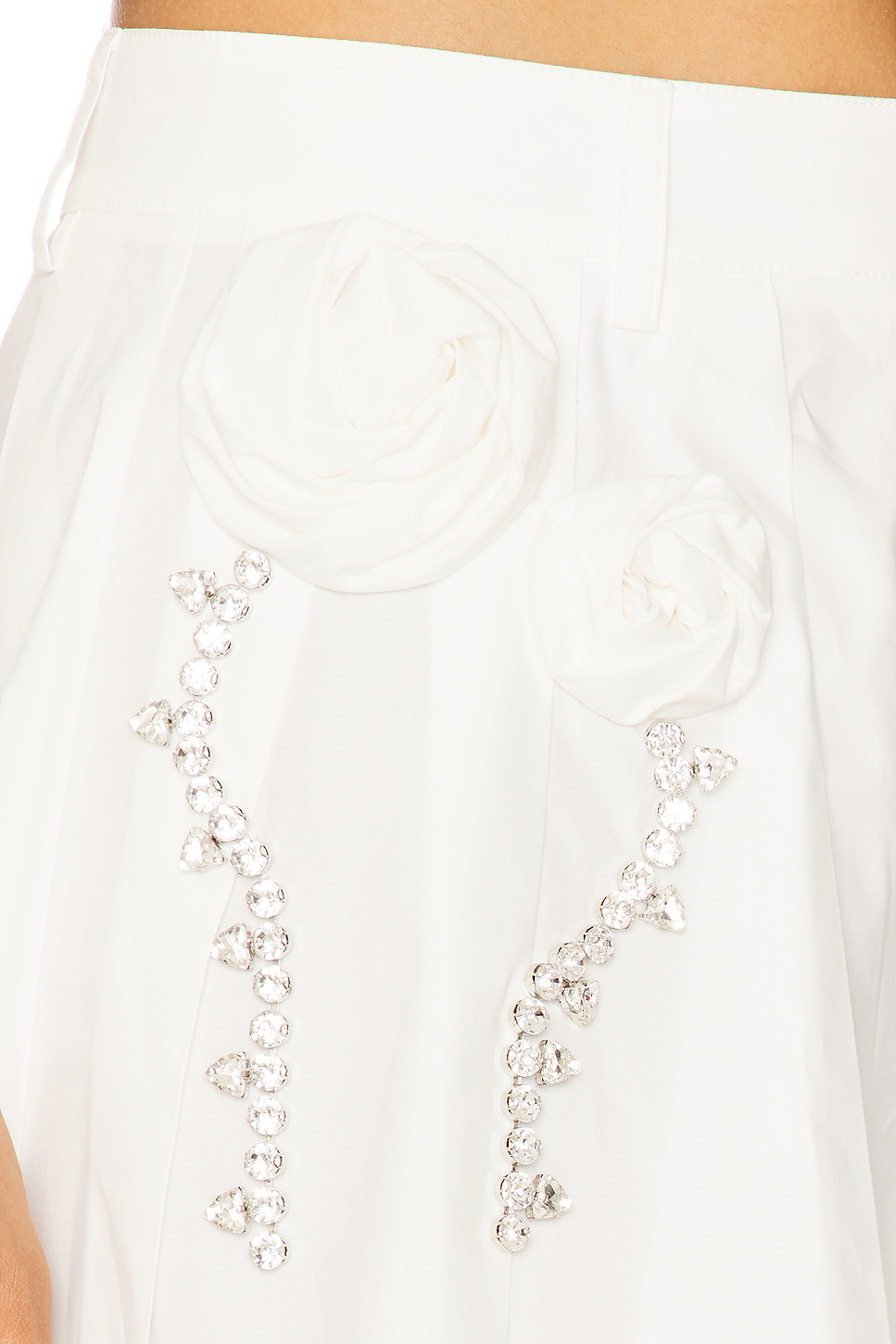 Area Crystal Rosette Poplin Skort thumbnail