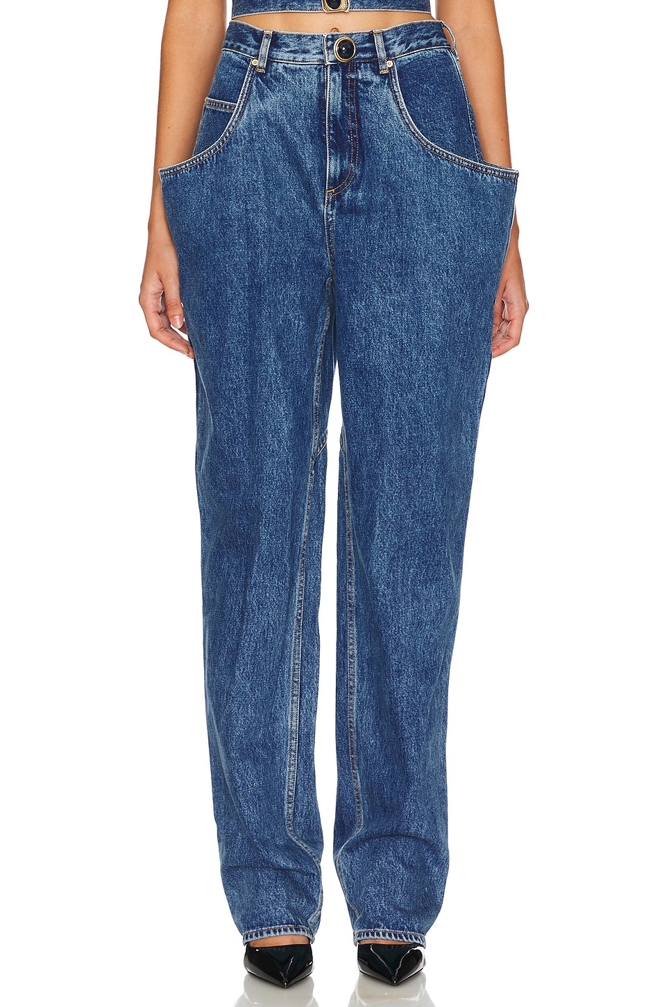 Flare Pocket Wide Leg